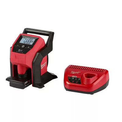 M12 Portable Inflator Kit with 4.0 Ah Battery and Charger