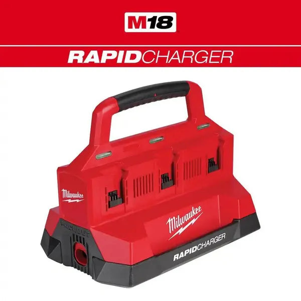 Milwaukee M18 18V Lithium-Ion PACKOUT 6-Port Rapid Charger