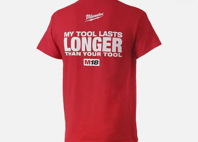 Milwaukee "My Tool Lasts Longer Than Your Tool" T-Shirt - XL