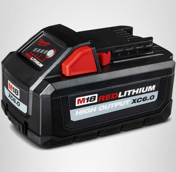 Milwaukee M18 HIGH OUTPUT 6.0Ah Battery