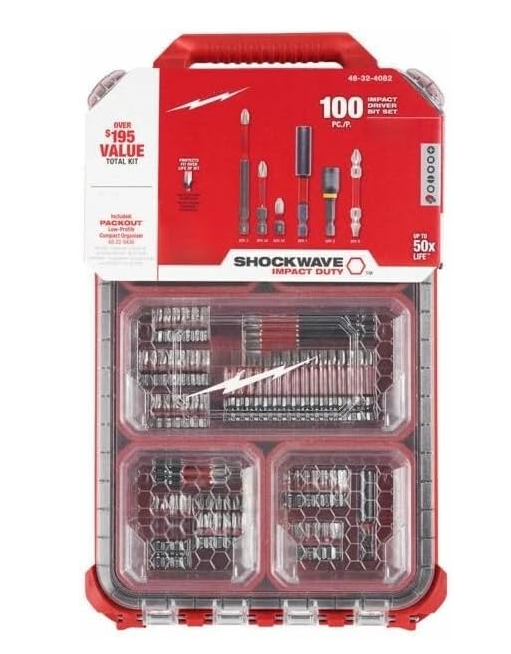 Milwaukee 100-Piece PACKOUT Bit Set
