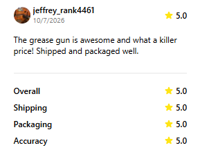 Customer review